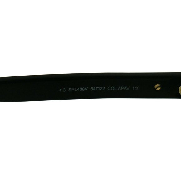 Police Oval Woman Black Plastic Frame